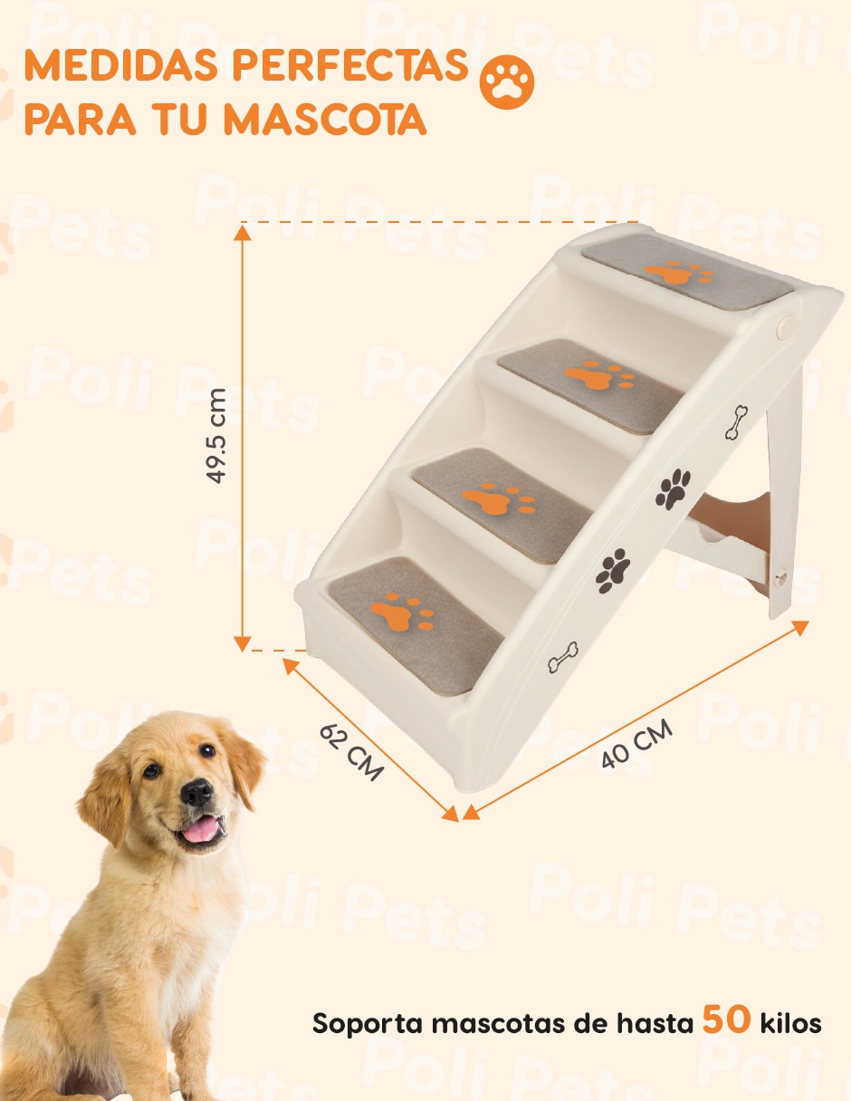 Rampa para mascota poli pets para perro