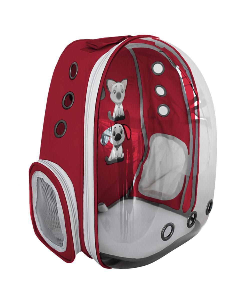 Mochila para mascota perro y gato poliéster 1