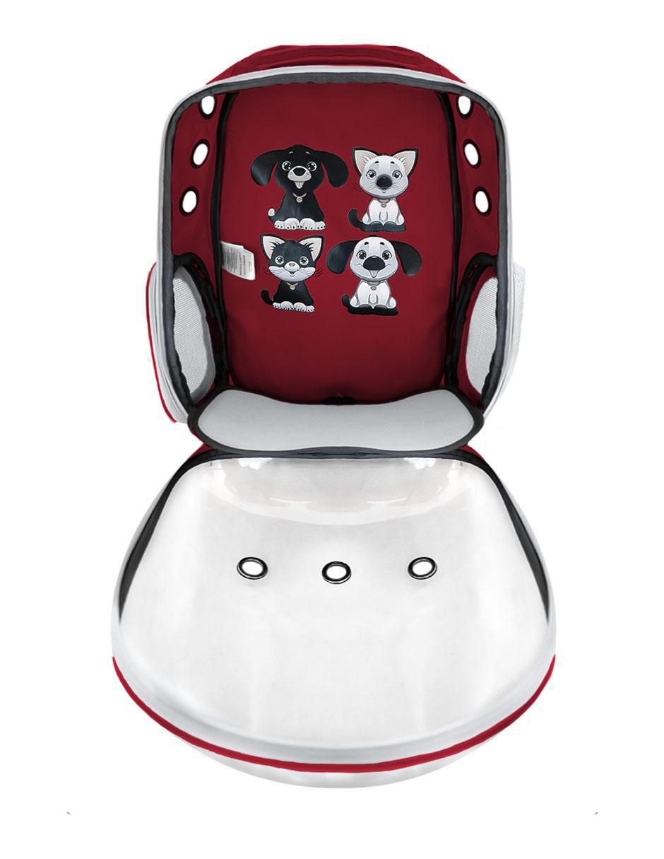 Mochila para mascota perro y gato poliéster 2