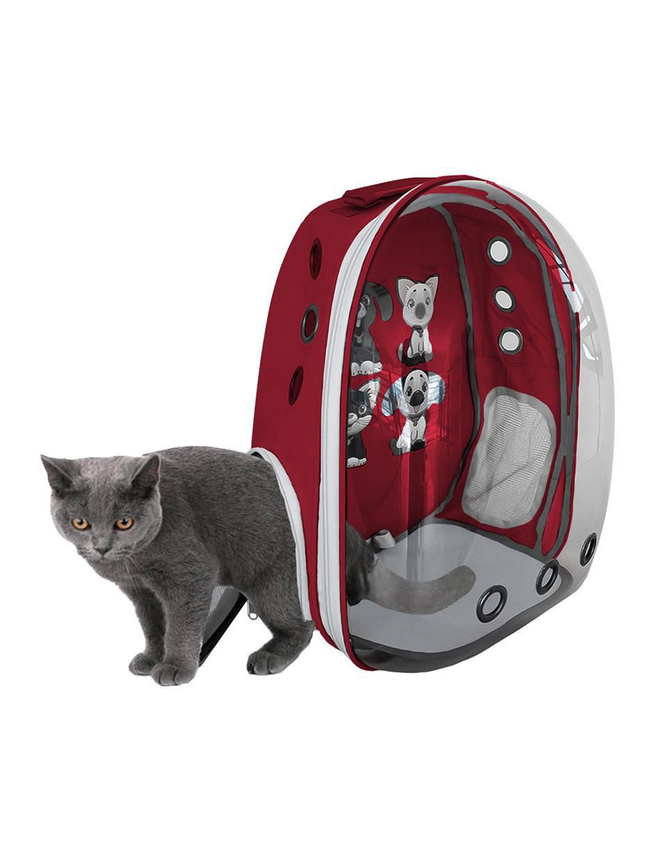 Mochila para mascota perro y gato poliéster 3