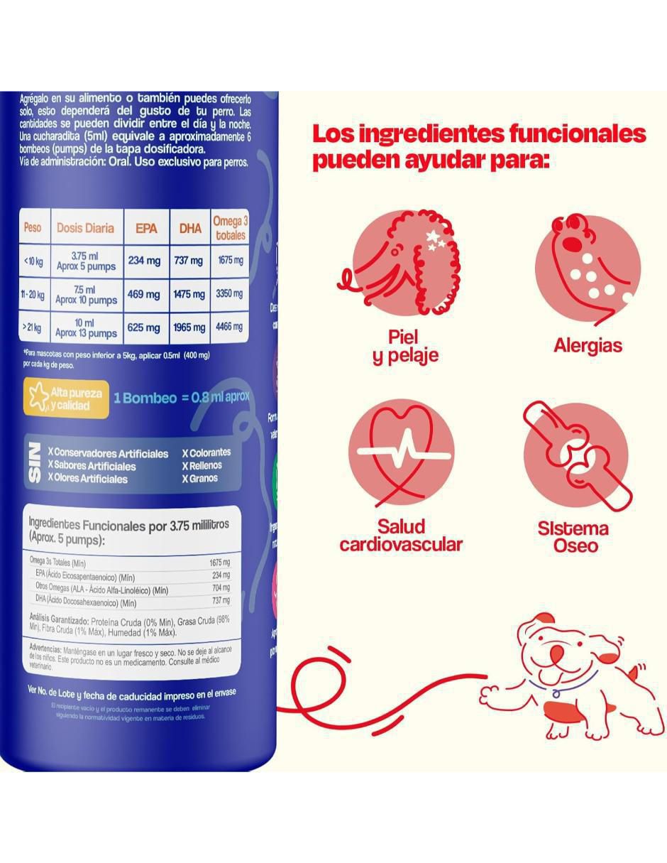 Suplemento alimenticio para mascota Dogelthy