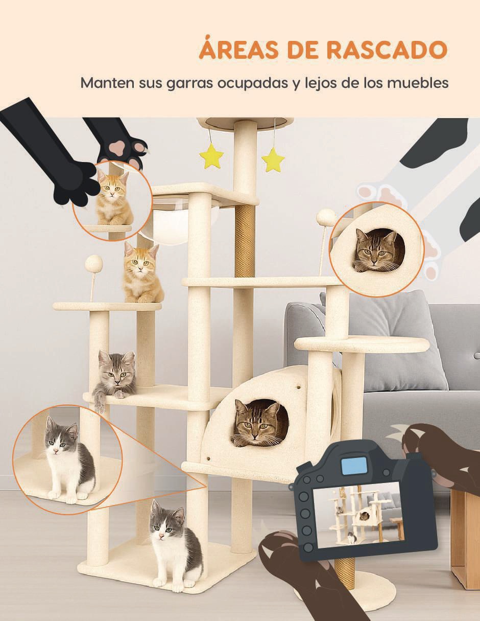 Mueble rascador para gato 3