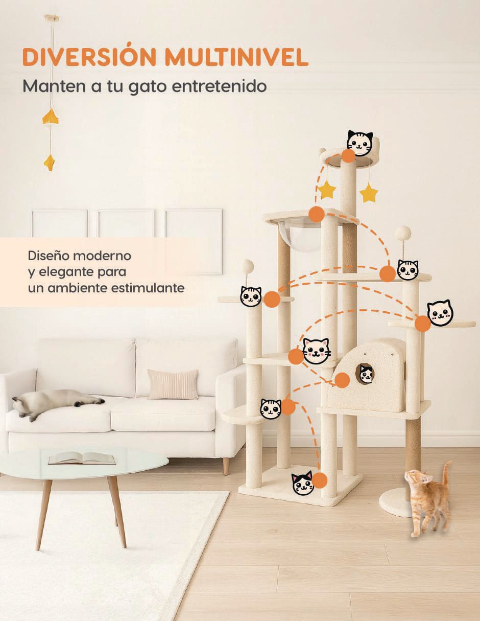 Mueble rascador para gato
