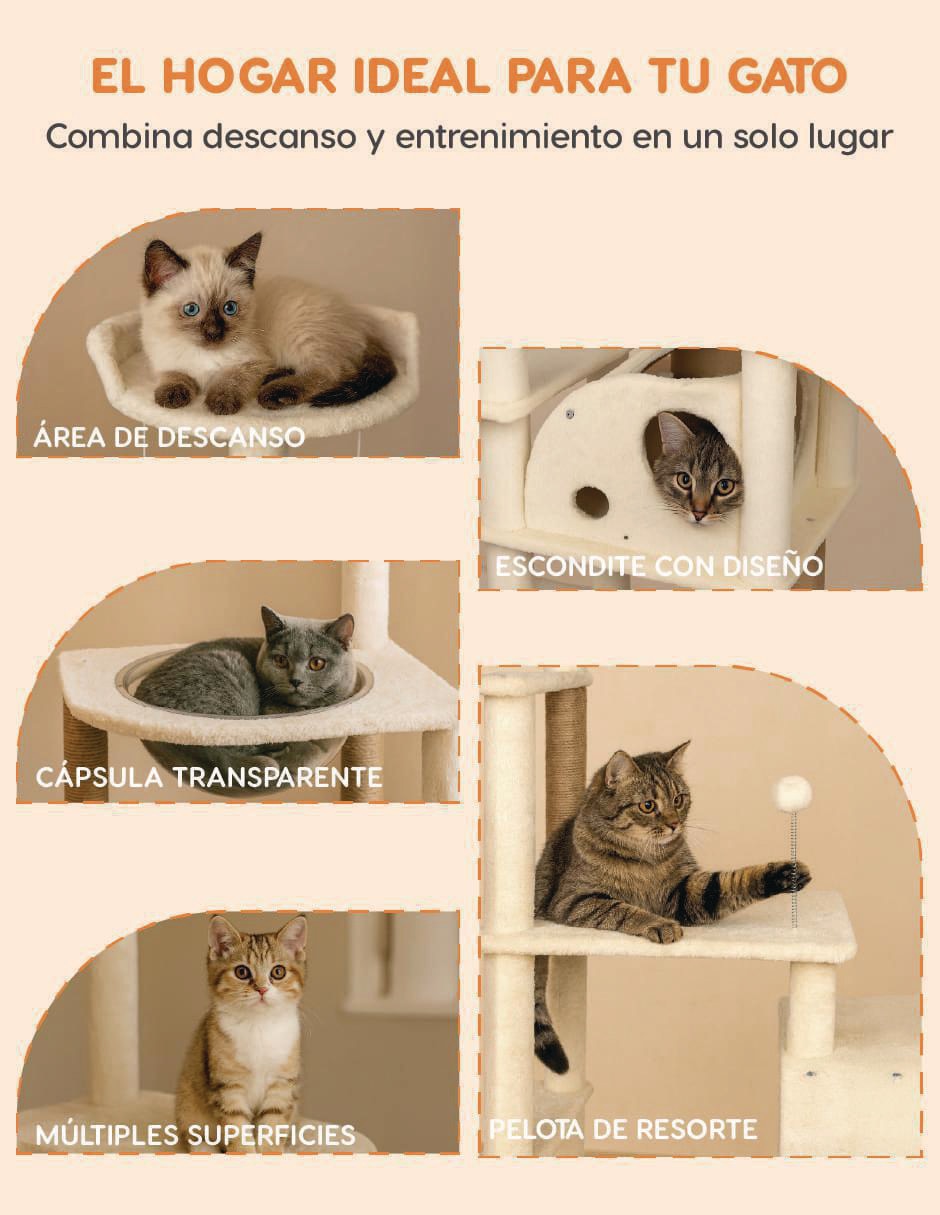 Mueble rascador para gato 6