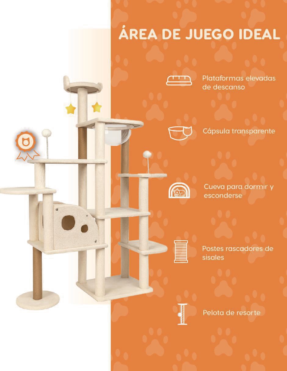Mueble rascador para gato