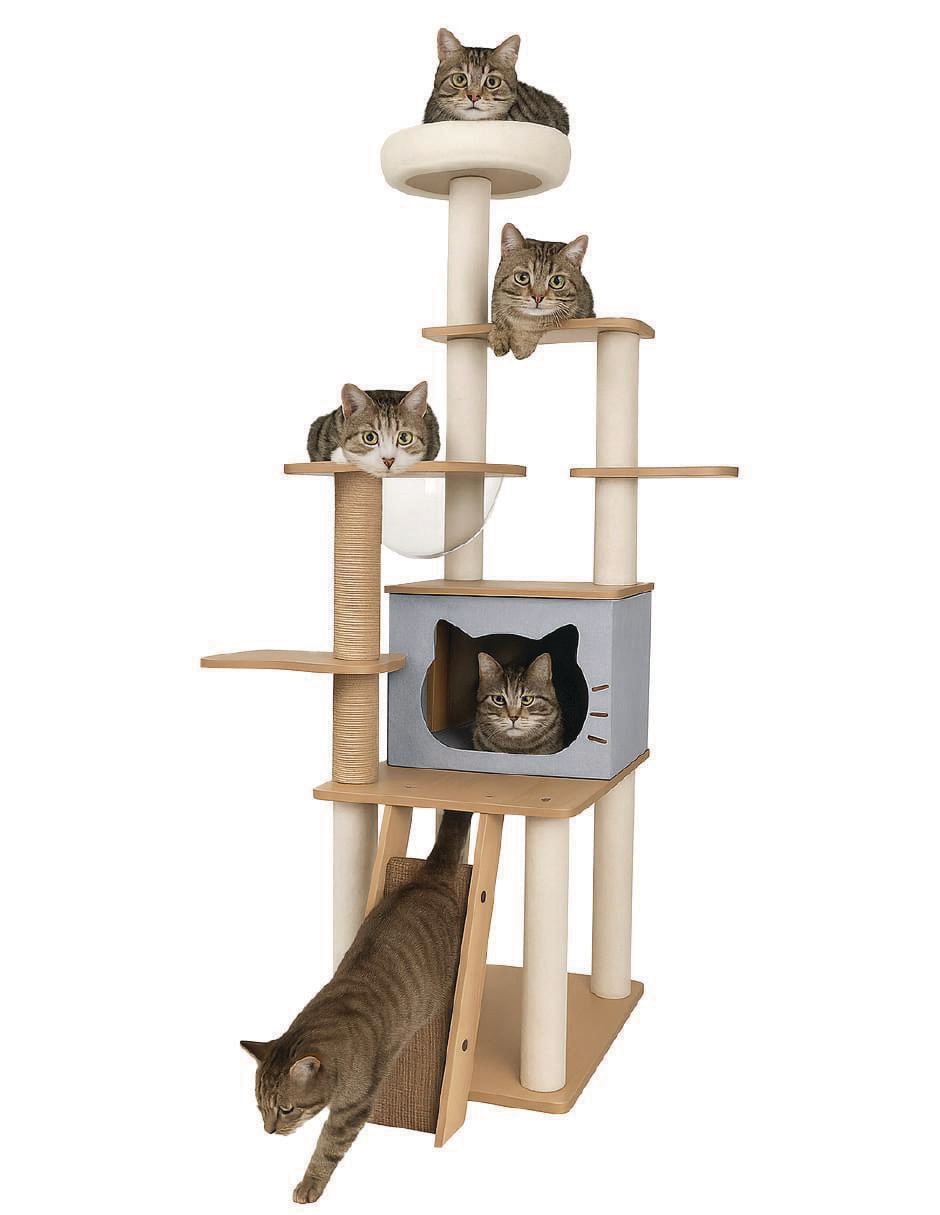 Mueble rascador para gato