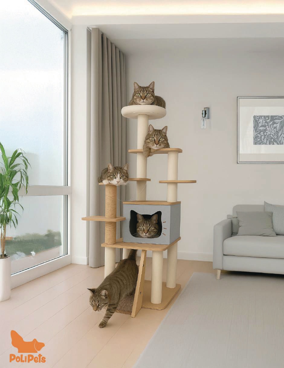 Mueble rascador para gato