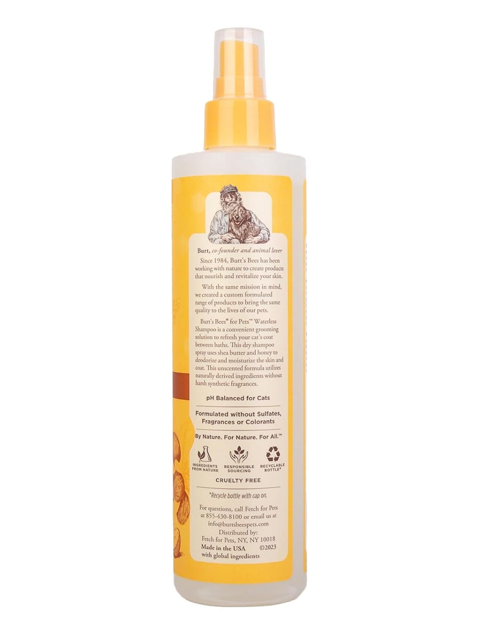 Espuma baño en seco Burt's Bees para gato