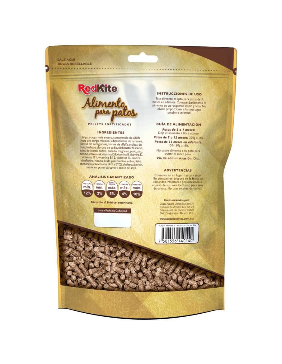 Hojuelas para pato todas las etapas contenido 1 kg