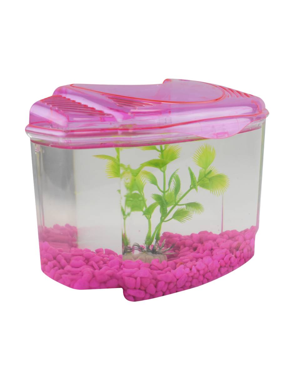 Pecera de plástico 1.8 litros 5