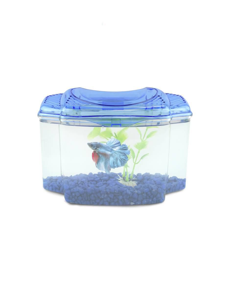 Pecera de plástico 1.8 litros