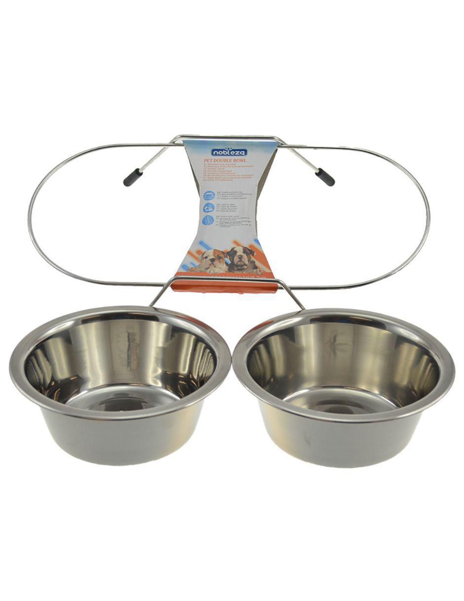 Plato doble para mascota 2