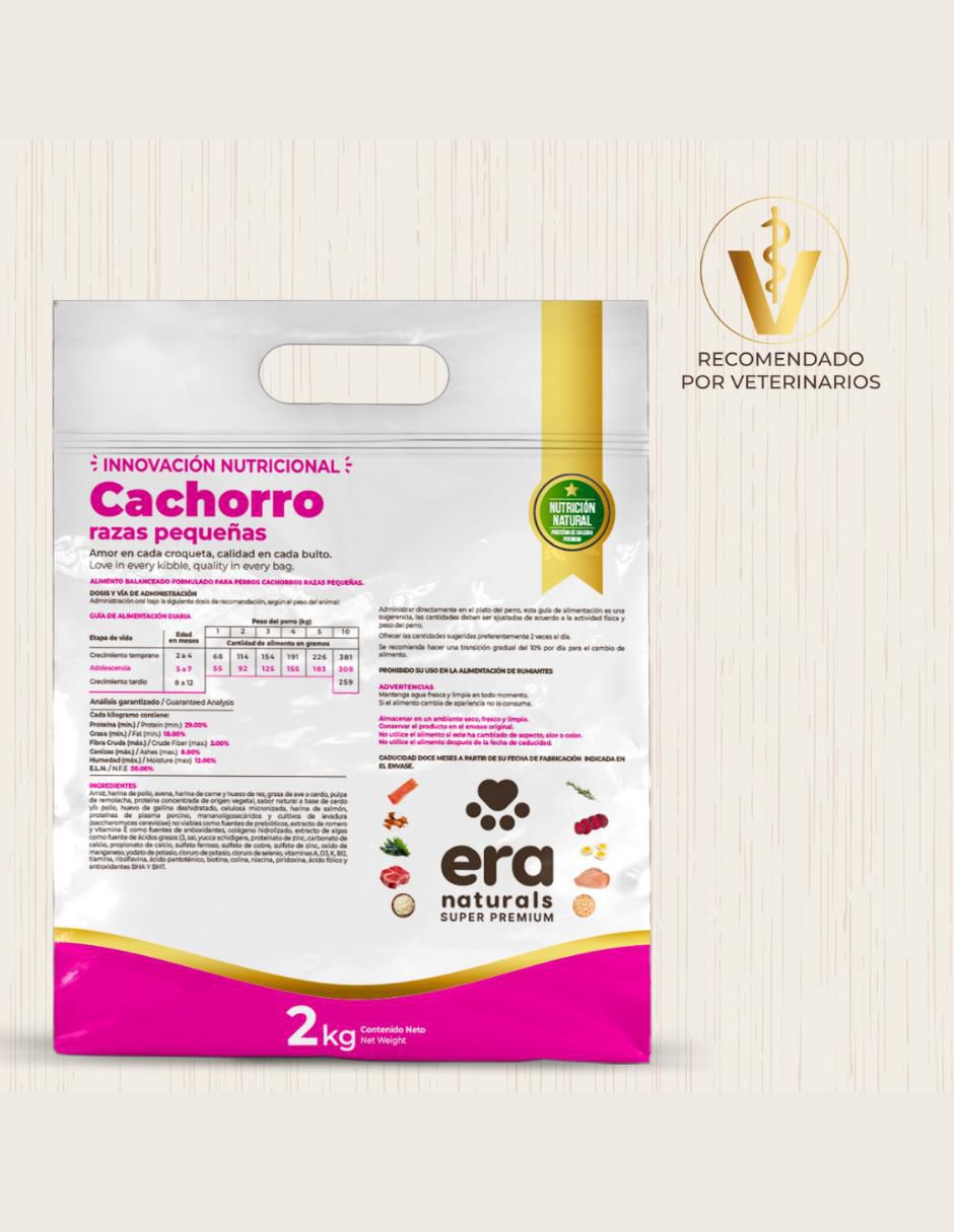 Croqueta de pollo para perro raza pequeña etapa cachorro contenido 2 kg 3