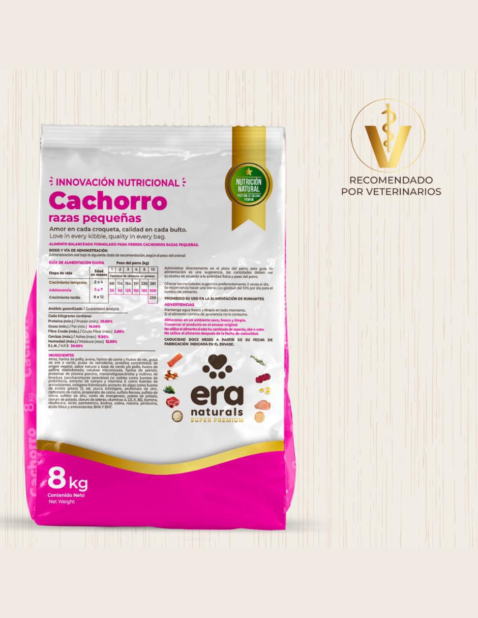 Croqueta de pollo para perro raza pequeña etapa cachorro contenido 8 kg 3
