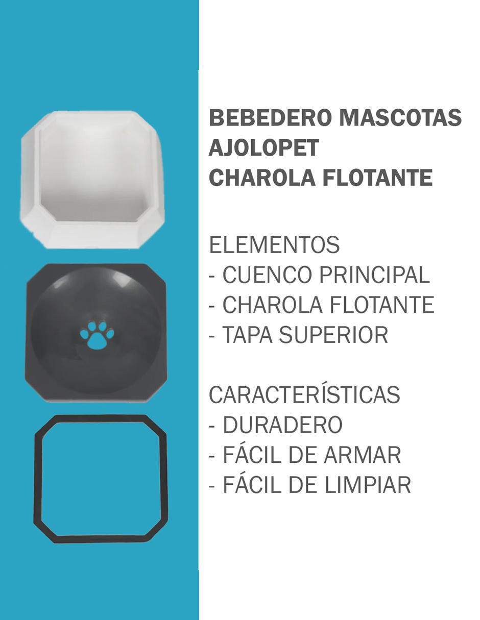 "bebedero" apliques "para" perro y gato ajolopet 300 ml