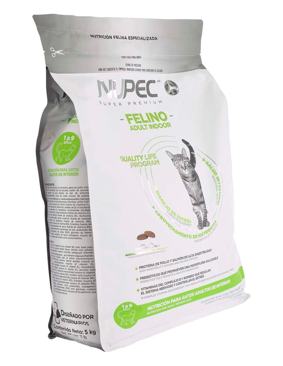 Croqueta Nupec de sabor carne de pollo para gato adulto 5 kg