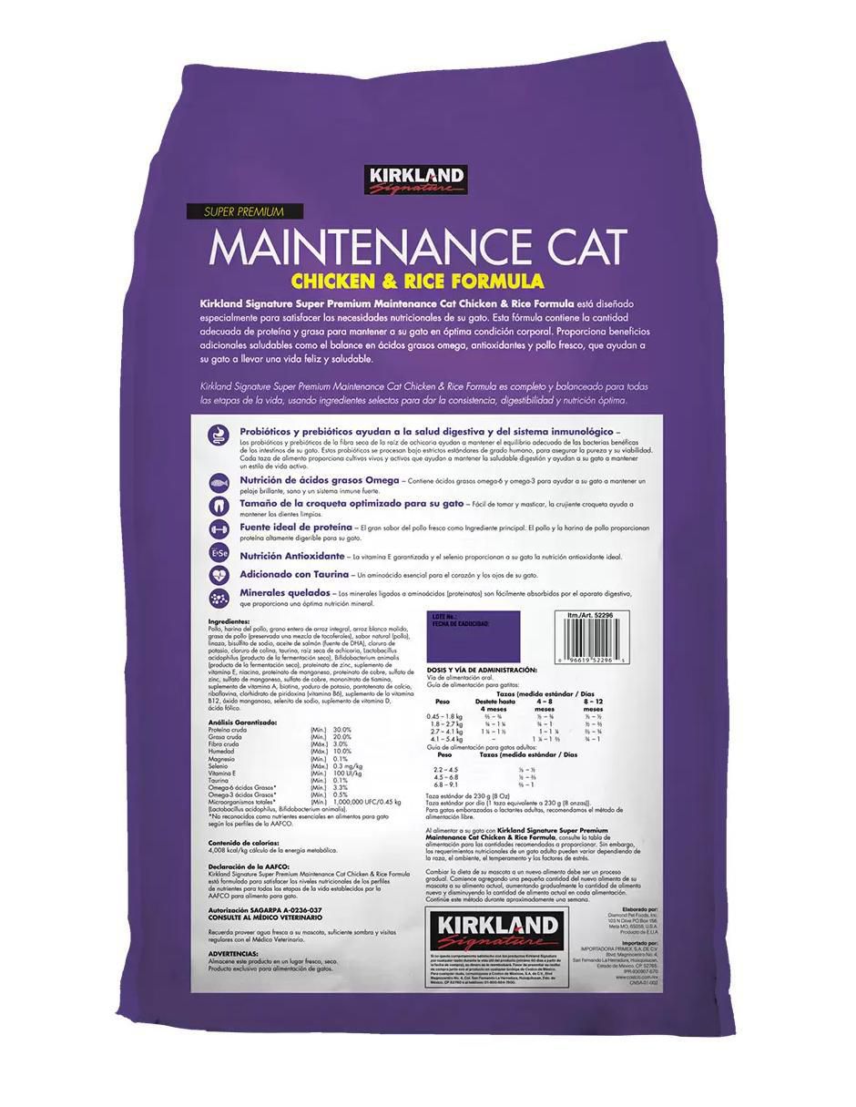 Croqueta de pollo para gato todas las etapas contenido 11.3 KG 2