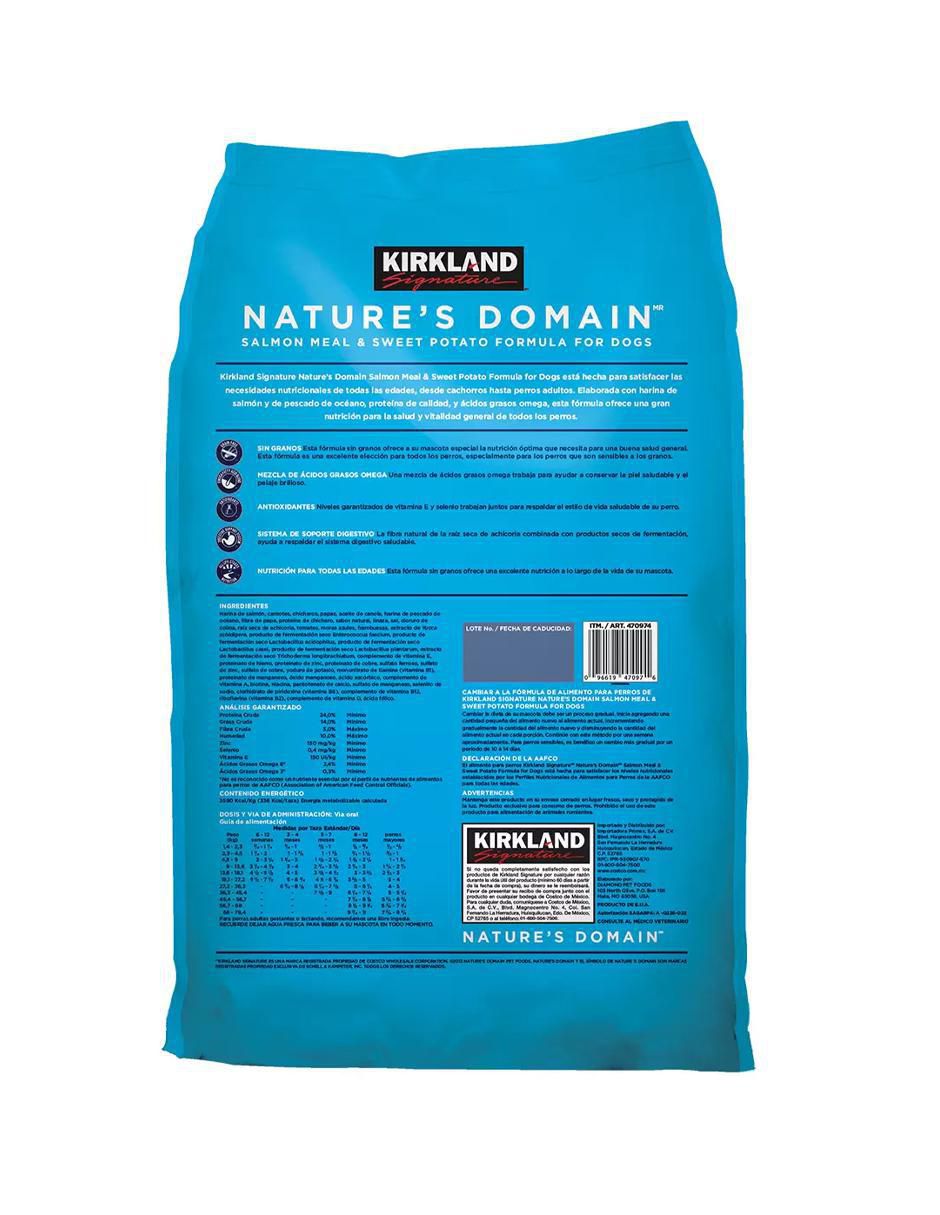 Croqueta de salmón para perro todas las etapas contenido individual 15.9 kg 2