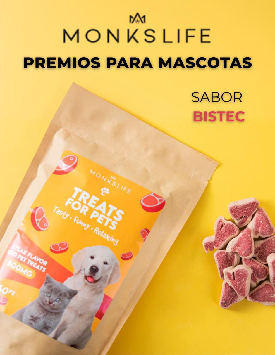 Calmante para mascota de res para perro y gato contenido 60 piezas