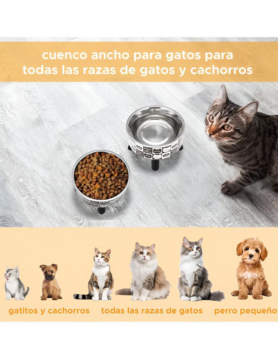 Plato comedero para perro y gato 400 ml