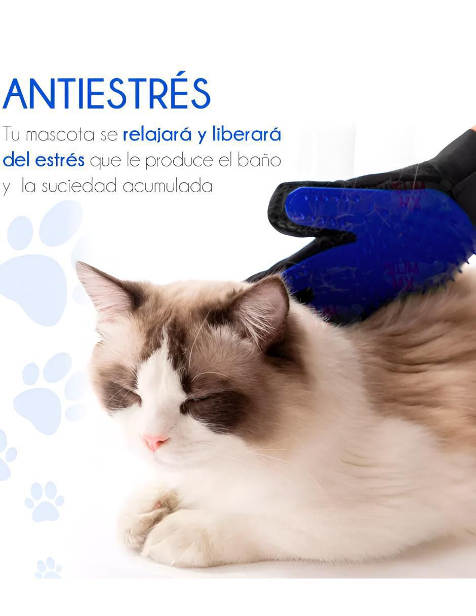 Guante limpiador de plástico para perro y gato