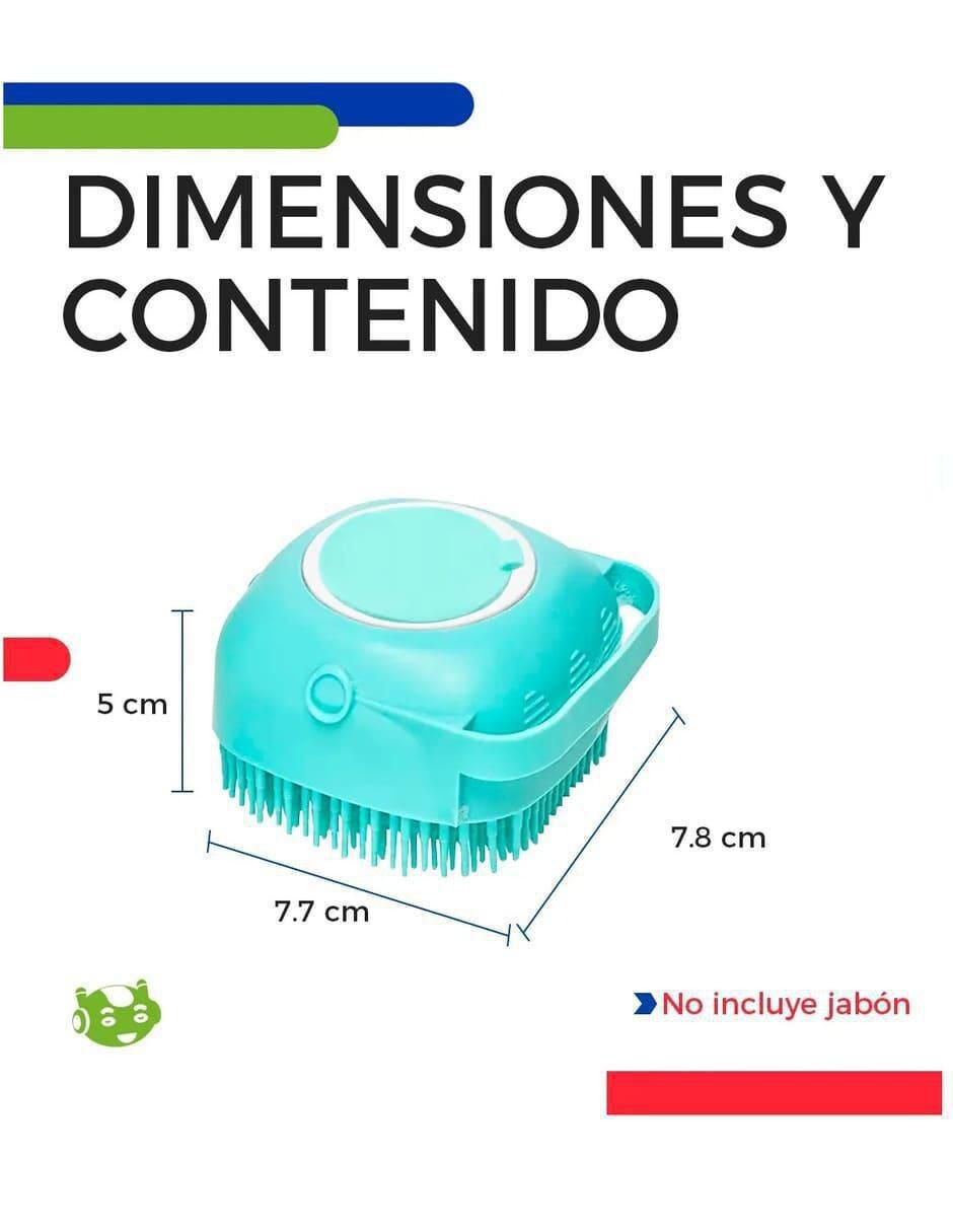Cepillo Lab.g de silicón para perro