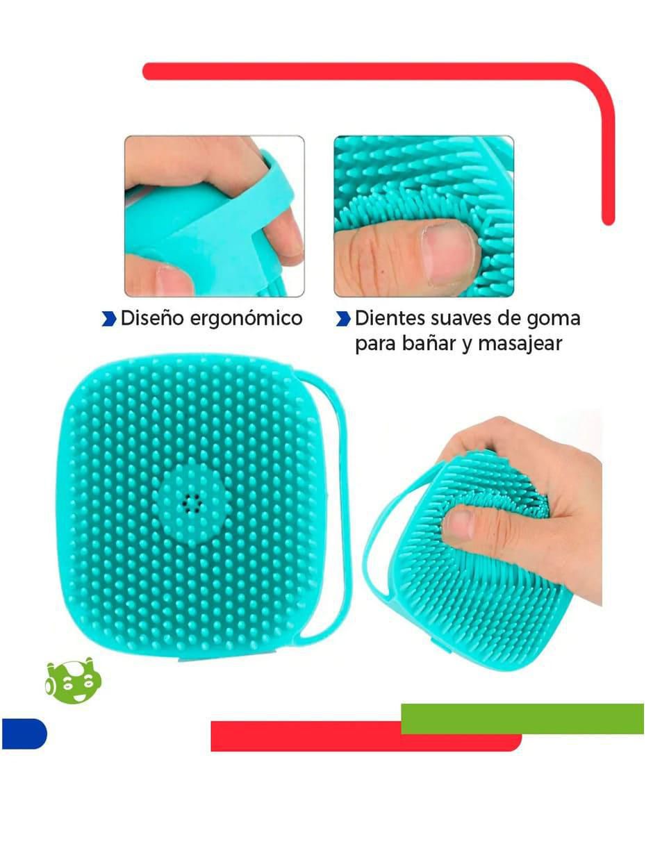 Cepillo Lab.g de silicón para perro