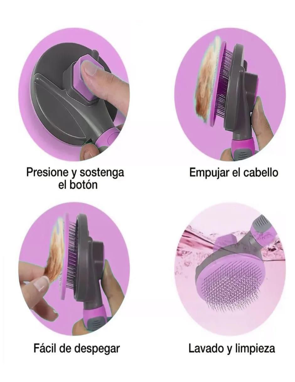 Cepillo de plástico para perro y gato Cepillo de plástico para perro y gato