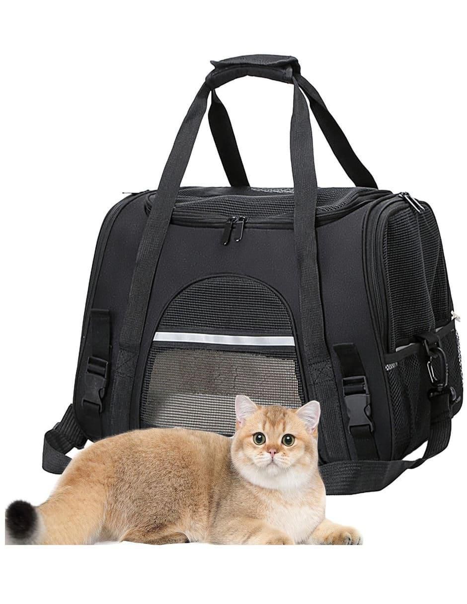 Mochila para perro y gato de tela 2