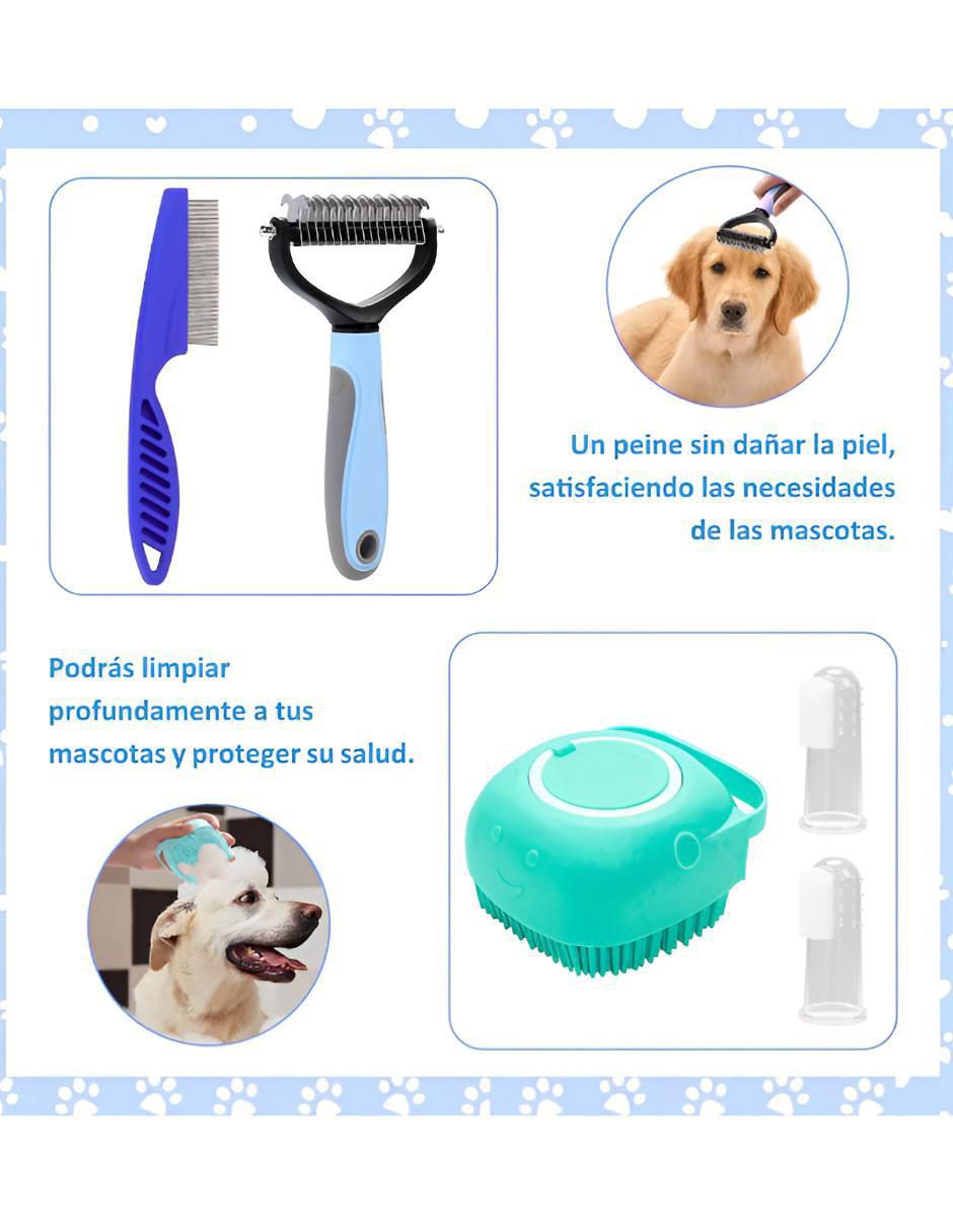 Cepillo Xtellar de acero inoxidable para perro y gato