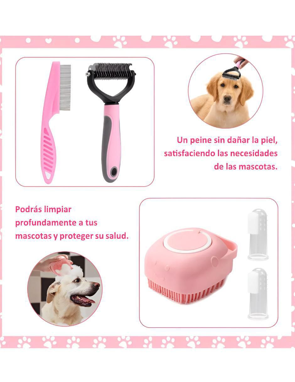 Cepillo de acero inoxidable para perro y gato 4