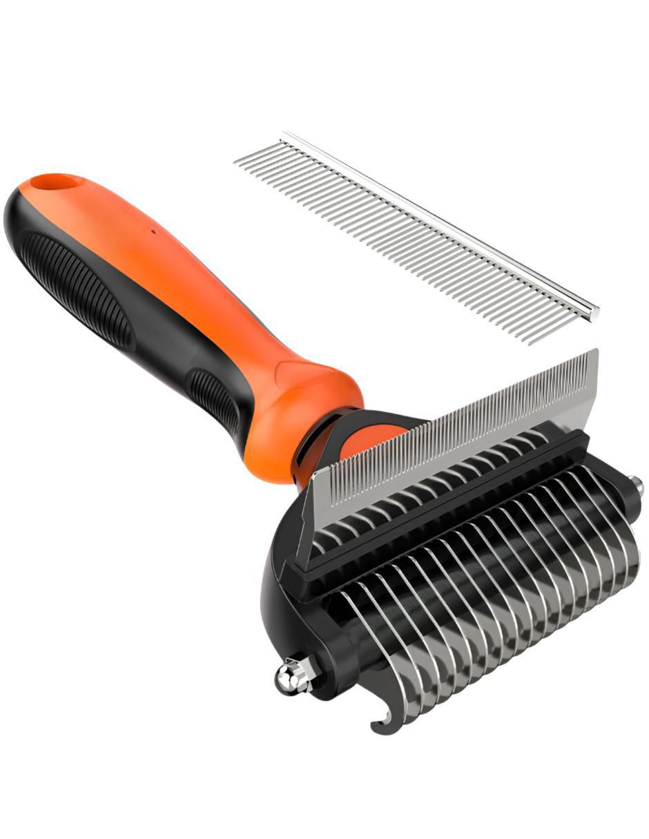 Rastrillo de acero inoxidable para perro y gato 1