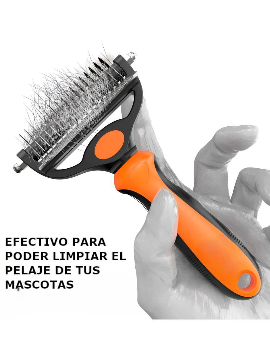 Rastrillo de acero inoxidable para perro y gato 3