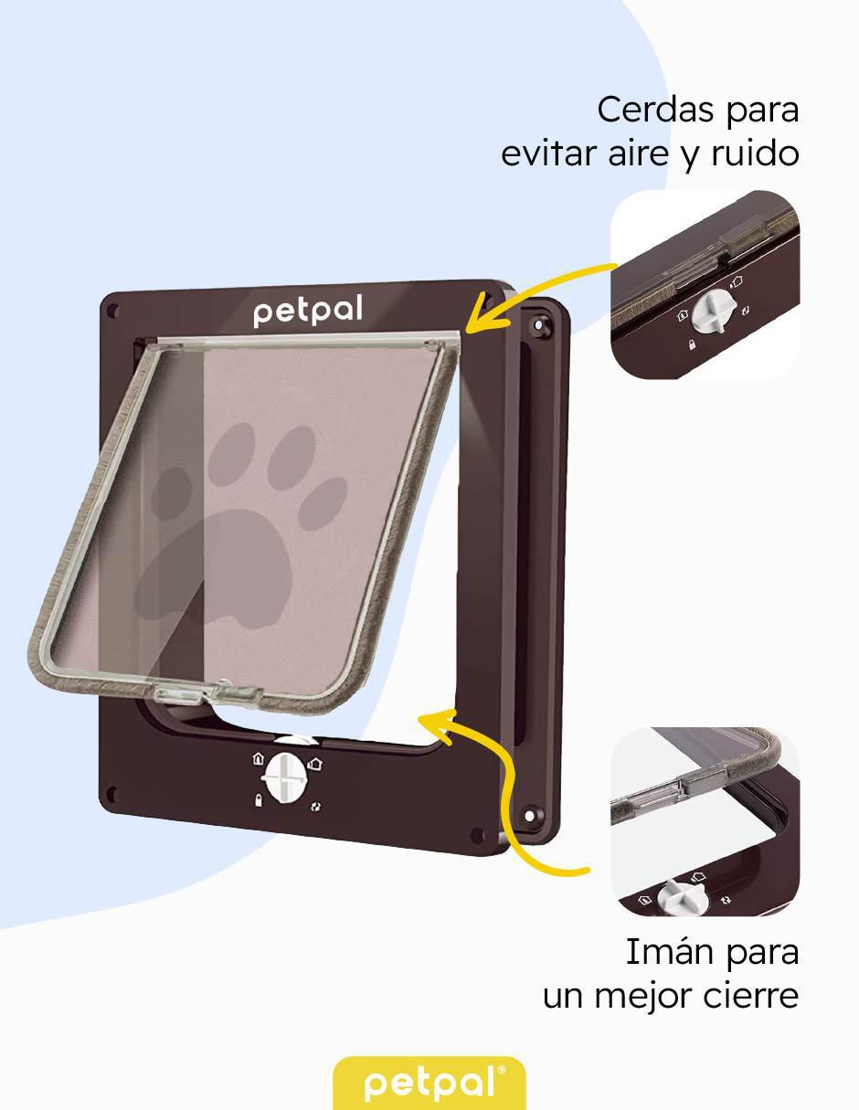 Puerta de seguridad de plástico para mascota 6