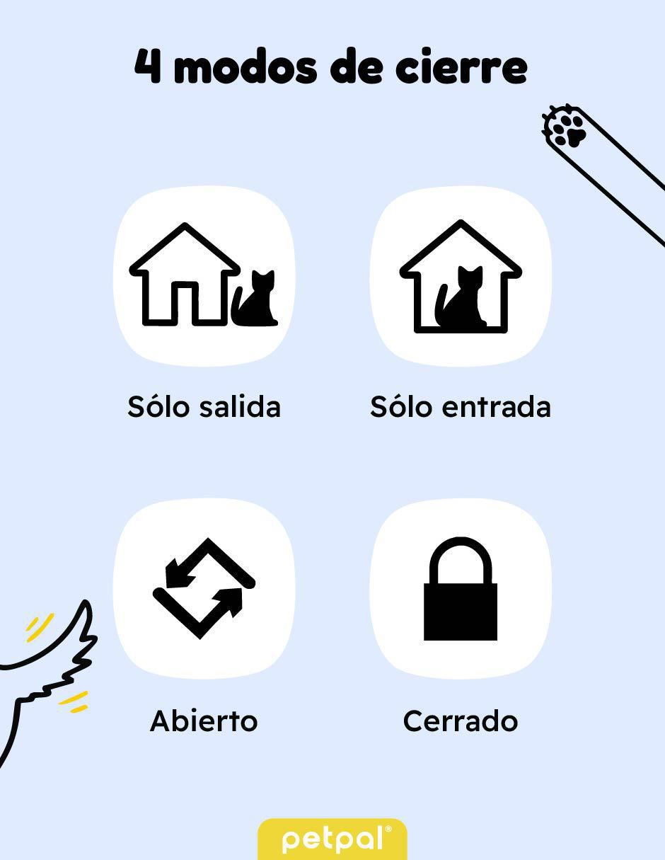 Puerta de seguridad de plástico para mascota 7
