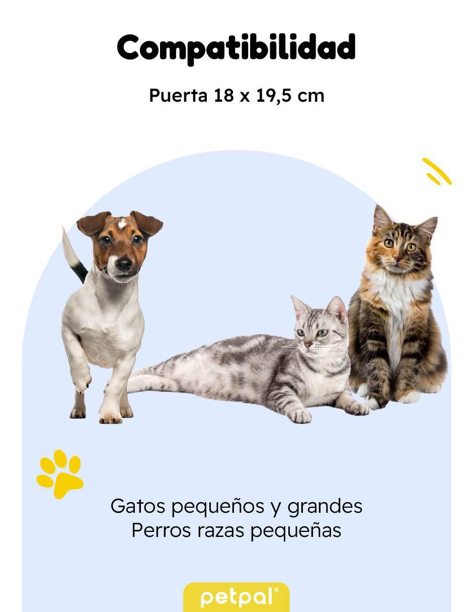 Puerta de seguridad de plástico para mascota