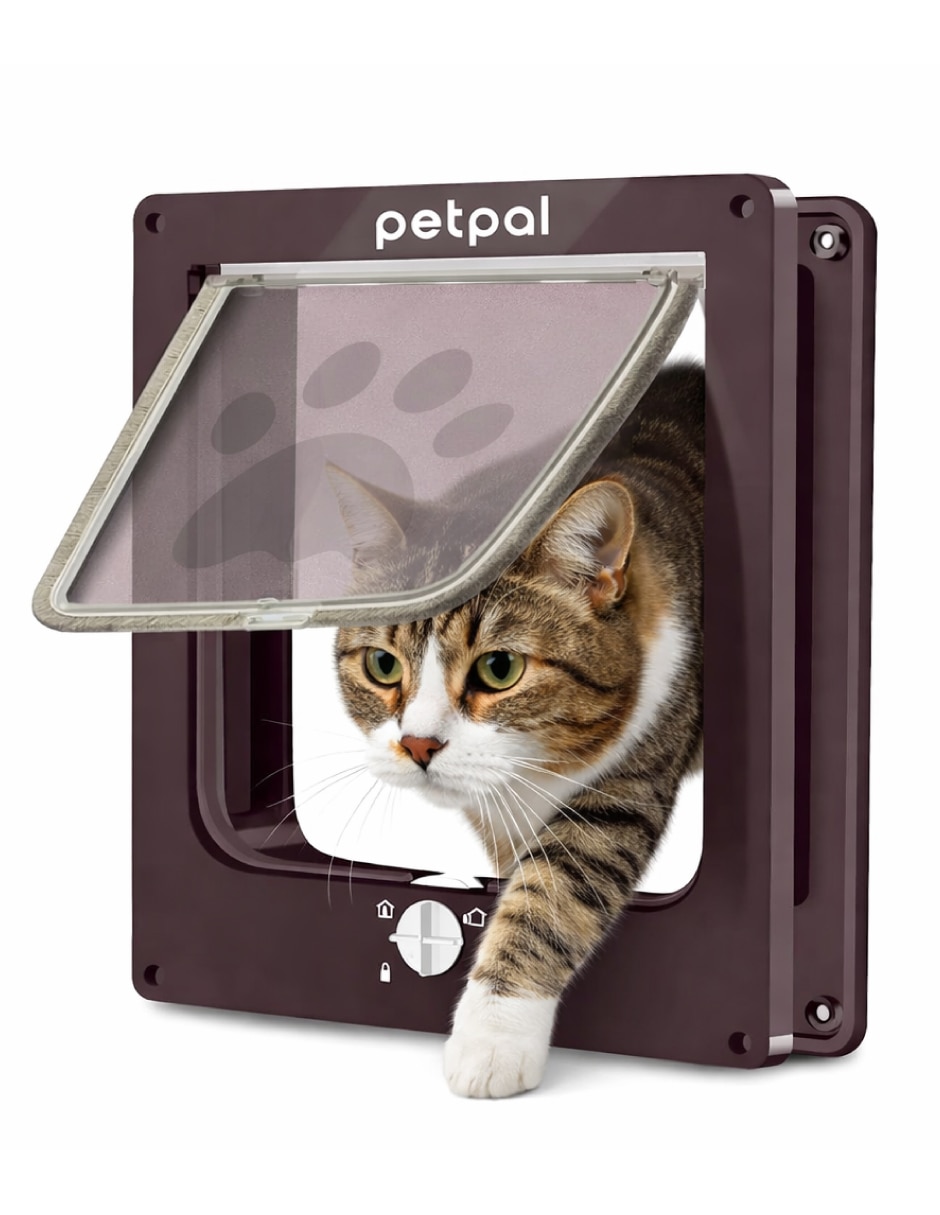 Puerta de seguridad de plástico para mascota
