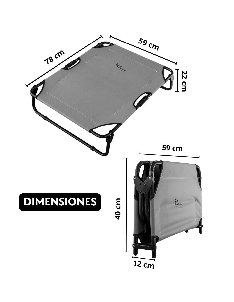 Cama para mascota Pegaso 9