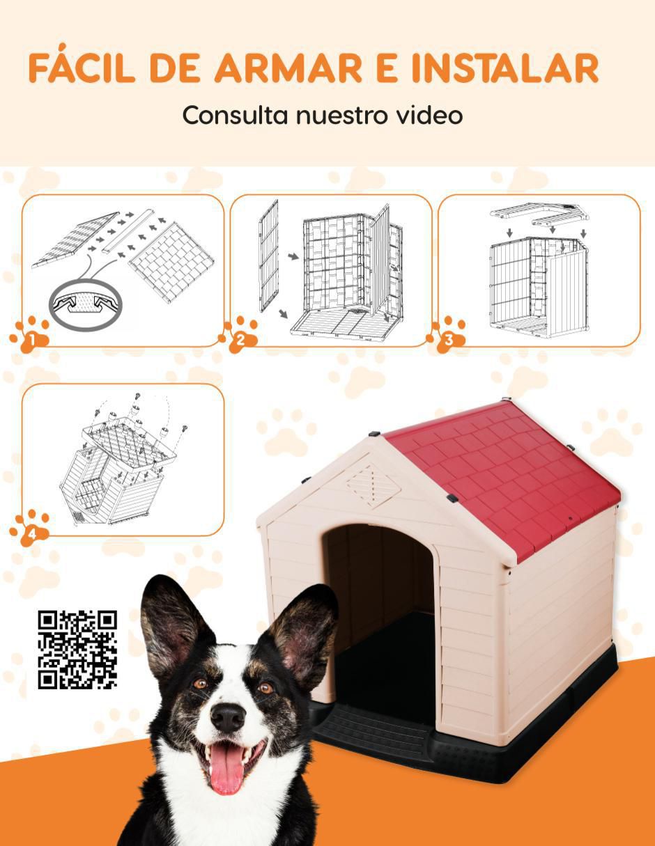 Casa para perro poli pets