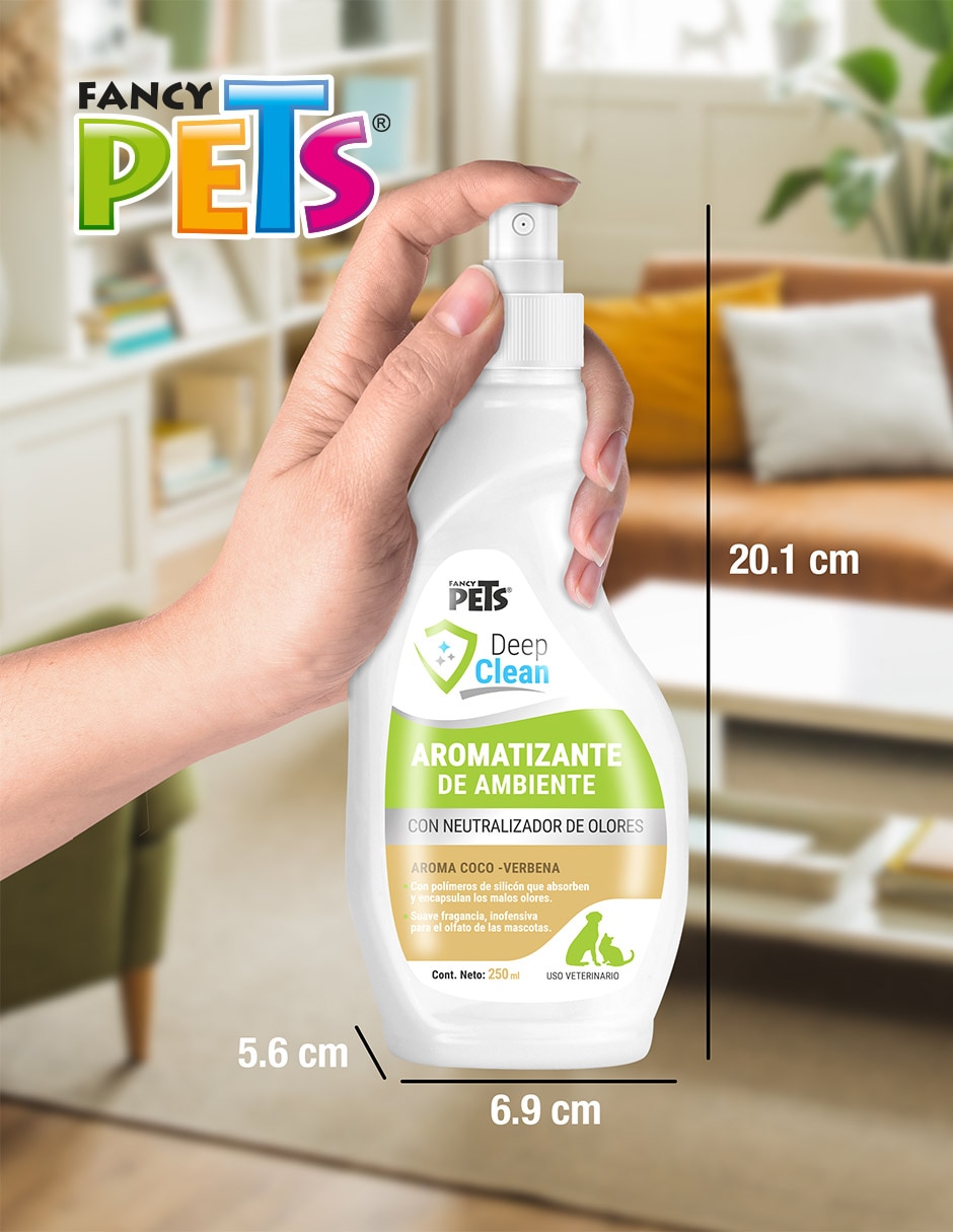 Solución limpiadora para mascota
