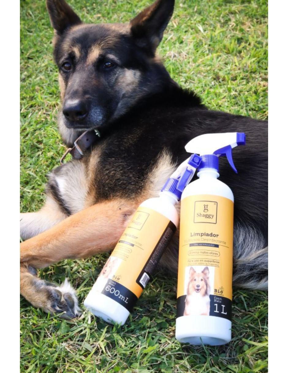 Solución limpiadora para perro