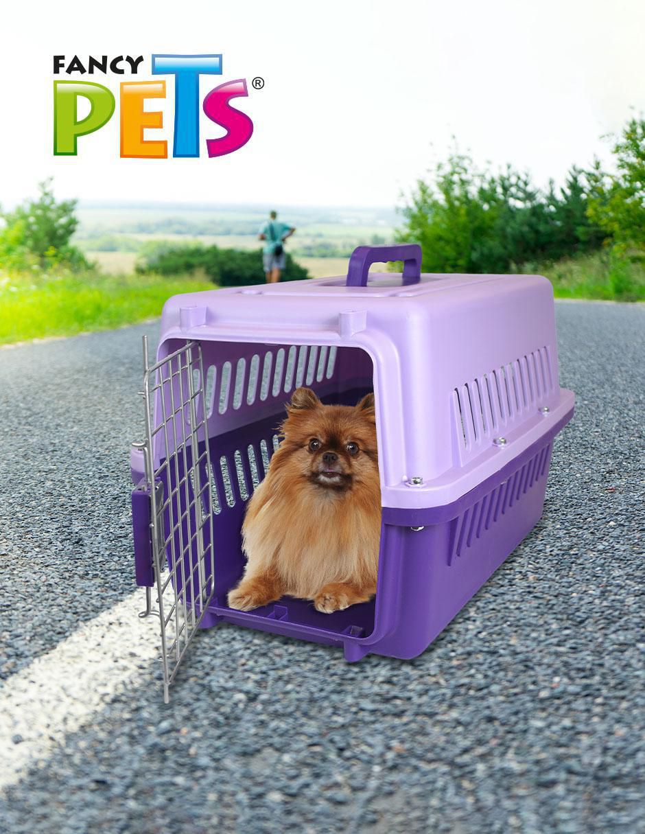 Transportadora para perro y gato de plástico