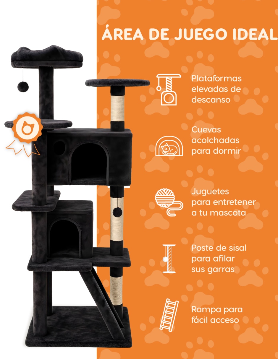 Mueble rascador para gato Poli Pets