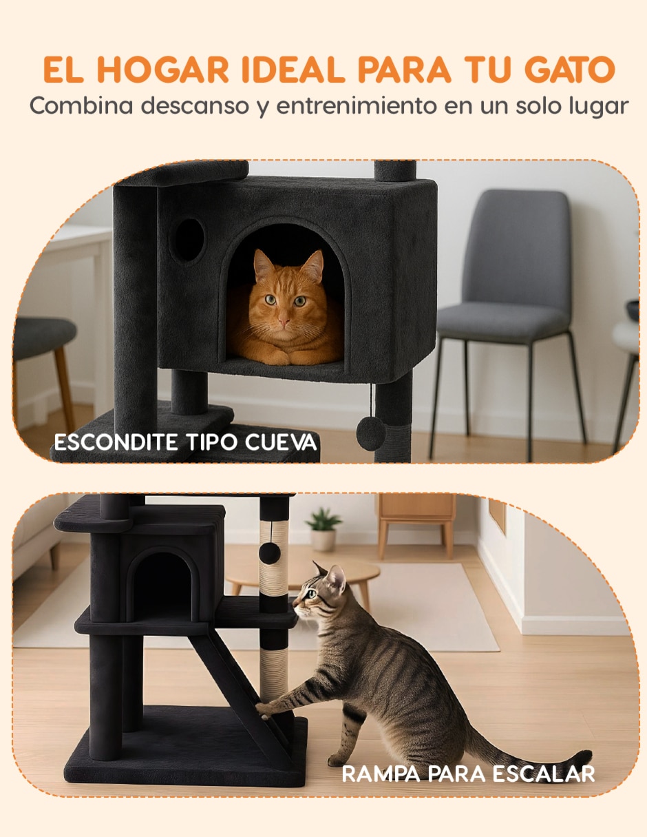 Mueble rascador para gato Poli Pets