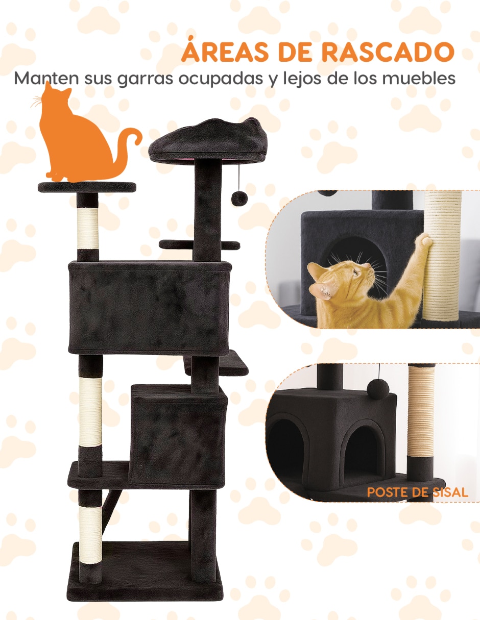 Mueble rascador para gato Poli Pets
