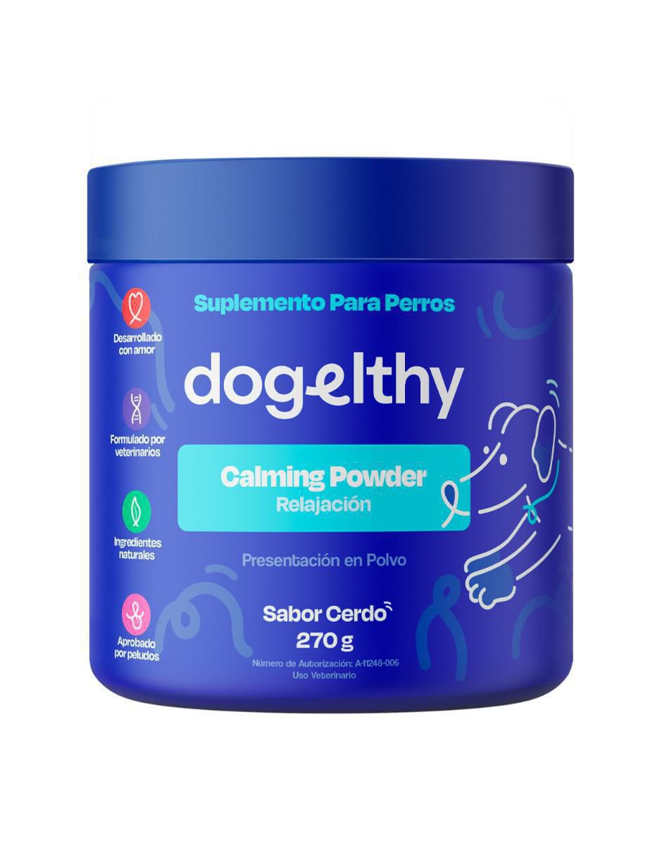 Calmante para mascota Dogelthy de carne para perro contenido 270 g