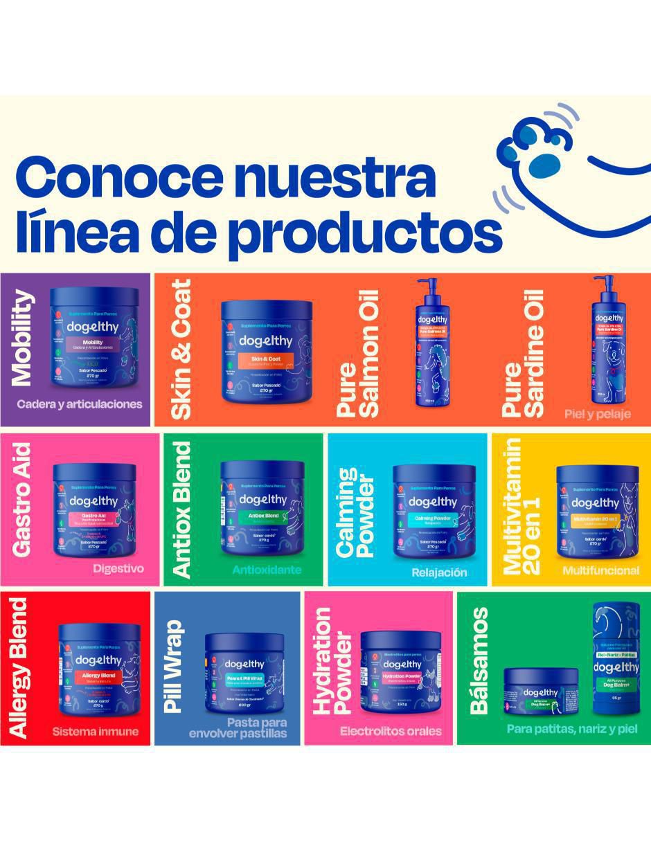 Suplemento alimenticio para mascota Omegas 3