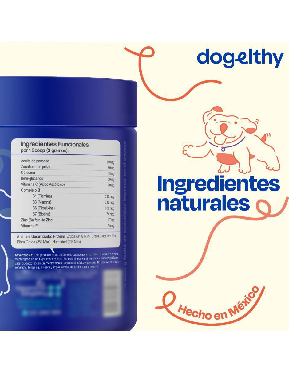 Suplemento alimenticio para mascota Omegas 4