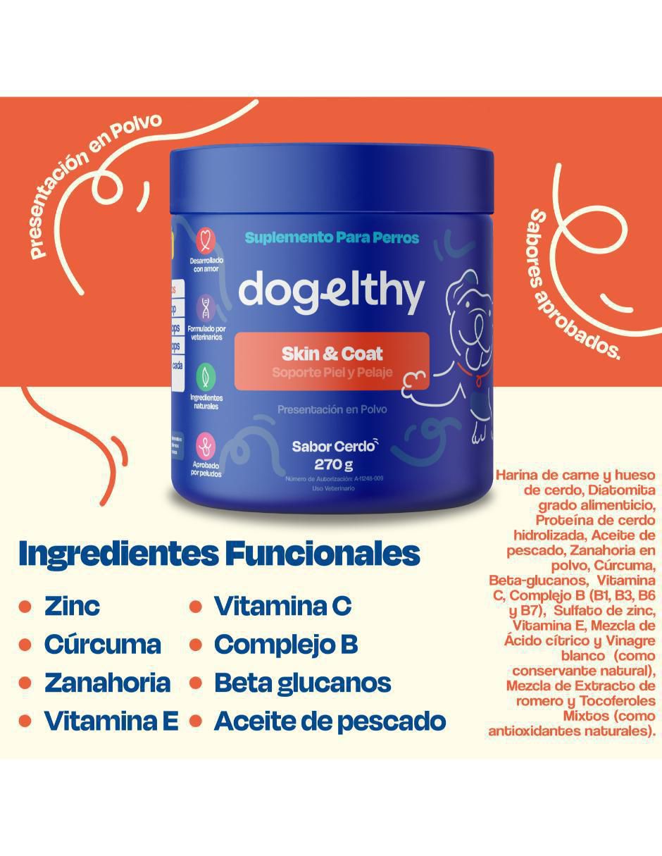 Suplemento alimenticio para mascota Omegas 9