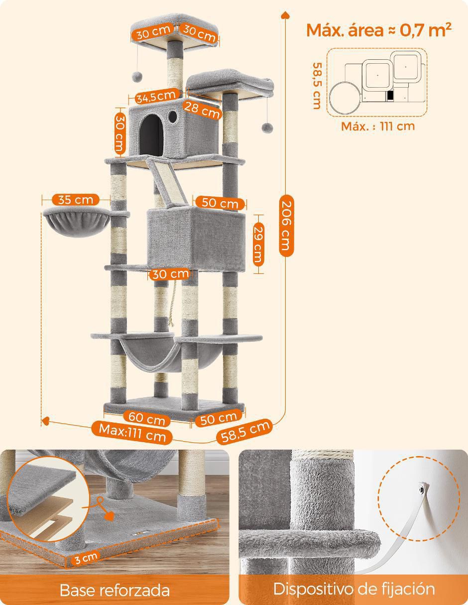 Mueble rascador para gato 5